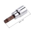 thumbnail image 2 of Unique Bargains 3/8-Inch Drive Bit Sockets Torx T40 S2 Steel 48mm Length 2 Pcs, 2 of 3
