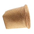 thumbnail image 4 of Cesta de paja redonda natural, organizador creativo de almacenamiento, cubo de almacenamiento de ropa (tamaño pequeño), 4 of 4