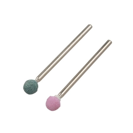 2pcs Nail Drill Bits Pedicure & Manicure Ball Head Stone File Nail Art Tools Nail Supplies for Nail