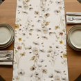 thumbnail image 5 of Table Runners 70 Inches Long Dress Scarves, Vintage Spring Floral Farmhouse Coffee/Dining/Kitchen Table Decor, Holiday Table Runner, Summer Botanical Rustic 13x70 Inch, 5 of 9