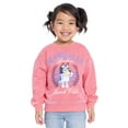 thumbnail image 2 of Bluey Toddler Girls Preppy Graphic Sweatshirt, Sizes 12M-5T, 2 of 6