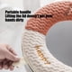 thumbnail image 4 of Funda de asiento de inodoro de felpa | Almohadilla suave y acolchada para asiento de inodoro | Protector de asiento de inodoro lavable | Cojín acogedor para asiento de baño, 4 of 6