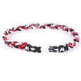 thumbnail image 2 of Collar Deportivo Con 3 Cuerdas Trenzadas Collares para Fanáticos Del Deporte Béisbol Adolescentes Equipo, 2 of 9