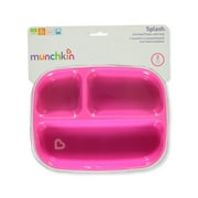 Angle View: Munchkin Splash 2-Pack Divided Plates with Grip - multi, one size