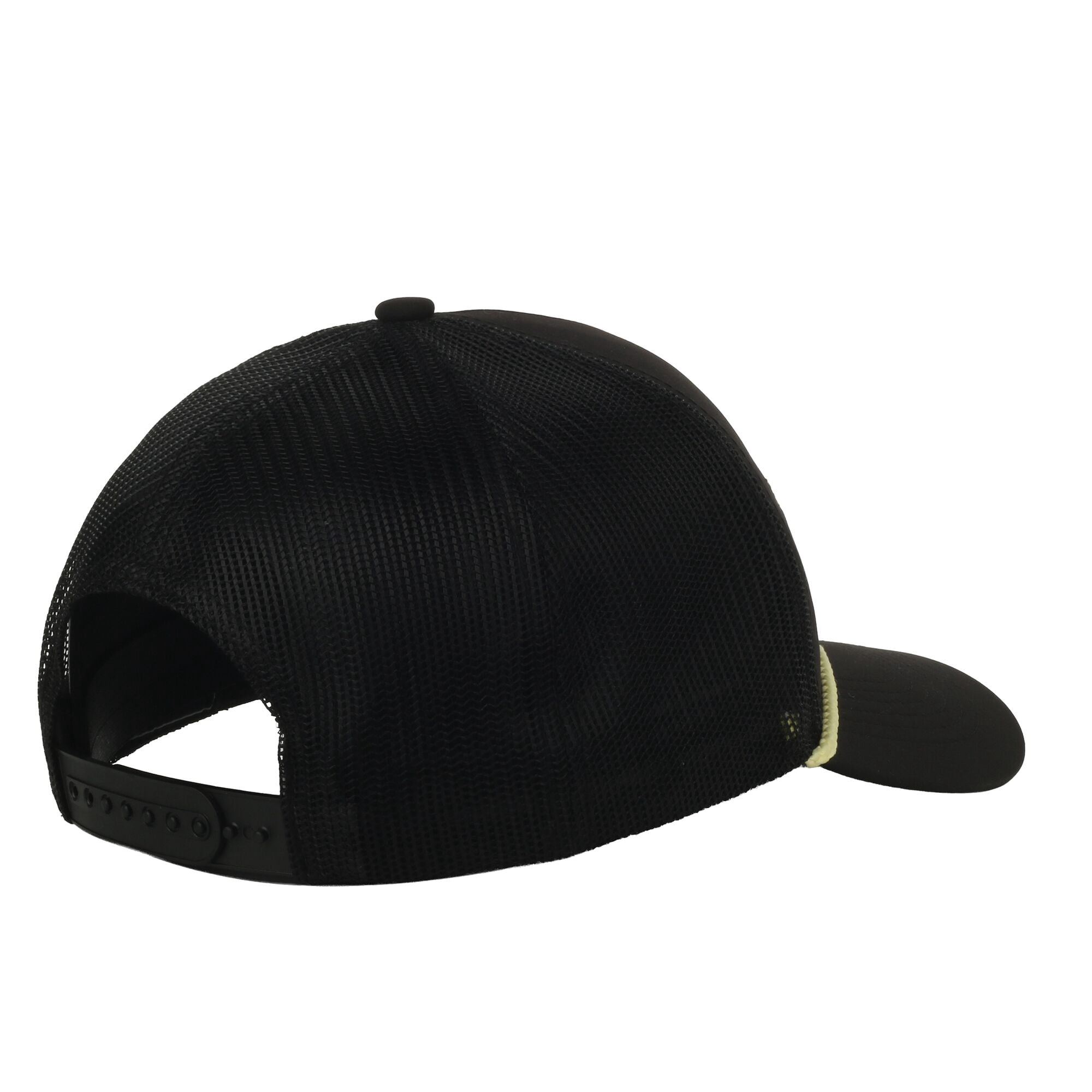 Outdoor Cap Mahi Mahi Patch Trucker Hat – Mid Profile Mesh Back Snapback, One Size, Black
