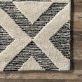 thumbnail image 5 of nuLOOM Vickie Geometric Recycled Wool Area Rug, 8' x 10', Gray, 5 of 9