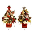 thumbnail image 2 of Billuyoard Mini adornos navideños de fácil mantenimiento, regalos de decoración de atmósfera vibrantes y duraderos Kits de decoración para fiestas rojo, 2 of 6