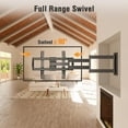 thumbnail image 3 of Soporte de pared para TV ELIVED de movimiento completo, brazo largo para 42-75", 3 of 9