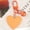 Orange Red, variant on Bell Love Key Ring Pendant Colorful Resin Accessories Hanging Ornaments