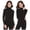 Black, variant on Vedolay Womens Long Sleeve Tops Solid Color Lightweight Loose Casual Blouses ,L