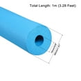thumbnail image 2 of Uxcell Long Tube Cover Handle Grip Pipe Insulation Foam Tubing Blue 16mmx46mmx1m, 2 of 5