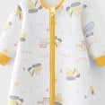 thumbnail image 4 of larppty Baby Sleep Sack with Legs Infant Sleepsuit Newborn Long Sleeve Wearable Blanket for Boys Girls 0-18 Months (Yellow), 4 of 4