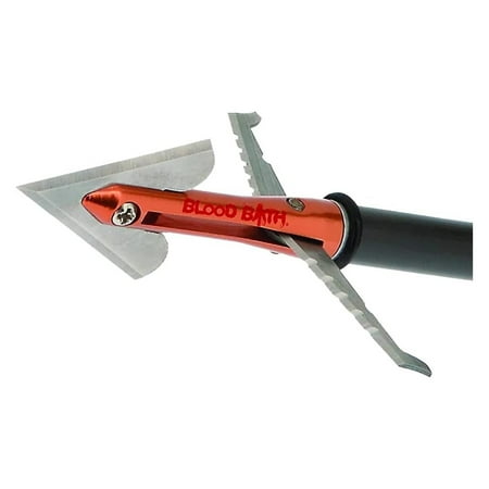 Blood Bath Broadhead 100 . 3 pk Orange One Size