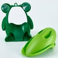 thumbnail image 6 of Vacemry Under $5 Frog Shape Urinal with Hook, Children's Potty Training Toilet, Removable Suction Cup Design, Bathroom Wall Mount Pee Trough, Fun Baby Toddler Bathroom Accessory, 6 of 9