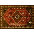 thumbnail image 1 of Ahgly Company Indoor Rectangle Persian Yellow Traditional Area Rugs, 2' x 3', 1 of 4