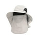 thumbnail image 3 of Sombrero para el sol con solapa para el cuello, gorra de protección solar con capucha, cómodo sombrero de pesca de ala ancha beige, 3 of 9