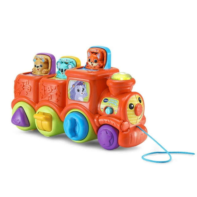 VTech® Pop & Sing Animal Train™ Pull-Along Toy for Babies and Toddlers - English Version, 6-36 Months