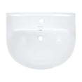 thumbnail image 4 of Lavabo de ceramica con pedestal con rebosadero marca Gravita, 4 of 5