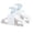 Blueberry & Cream, variant on 3 Sprouts Baby Velvet, Non-Slip Clothes Hangers - Pack of 30 - Beige