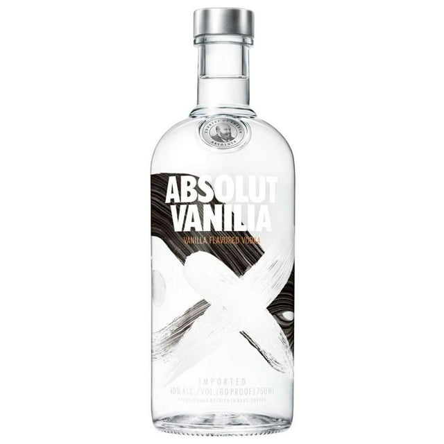 Caja de 12 Vodka Absolut Vainilla 750 ml Absolut Vainilla