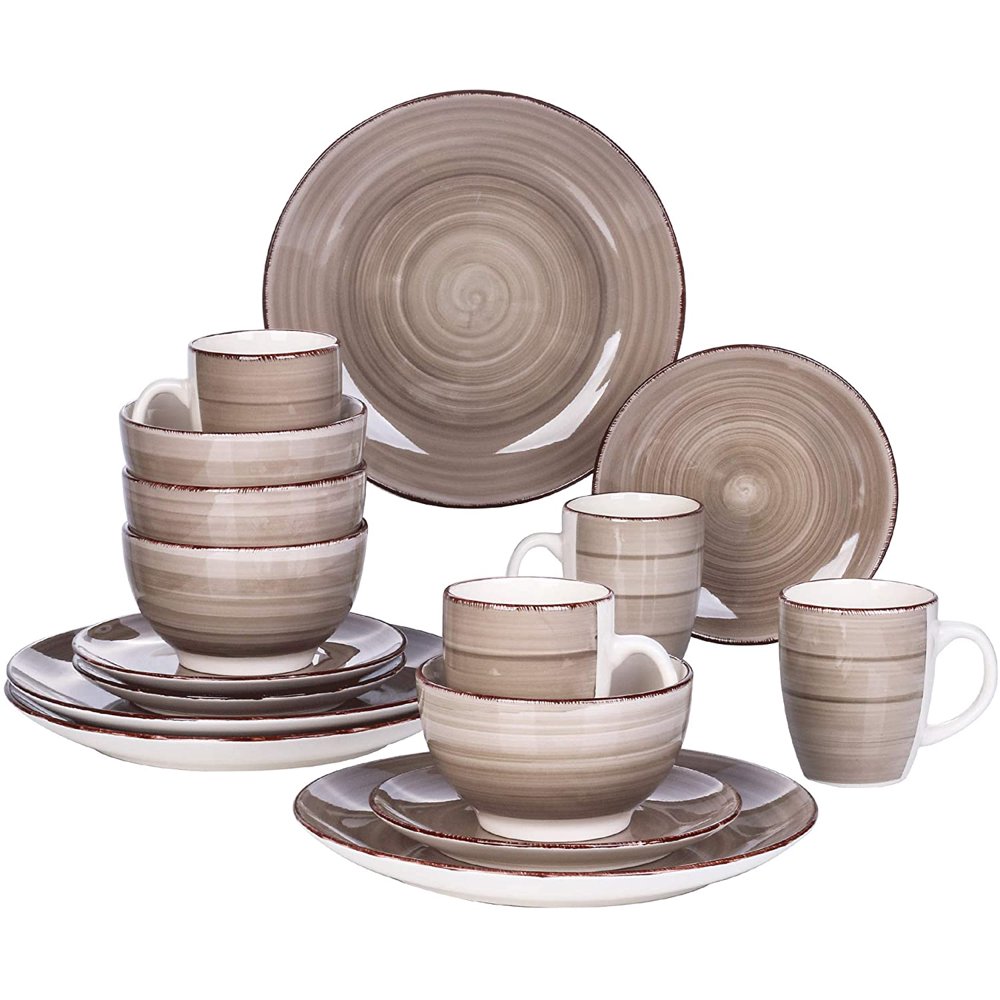 vancasso Bella Dinnerware Set 16 Pieces Porcelain Dinner Set Crockery