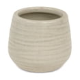 thumbnail image 2 of Maceta pequeña de cerámica curva Fairloam de Planter Cheung, color blanco, 2 of 3