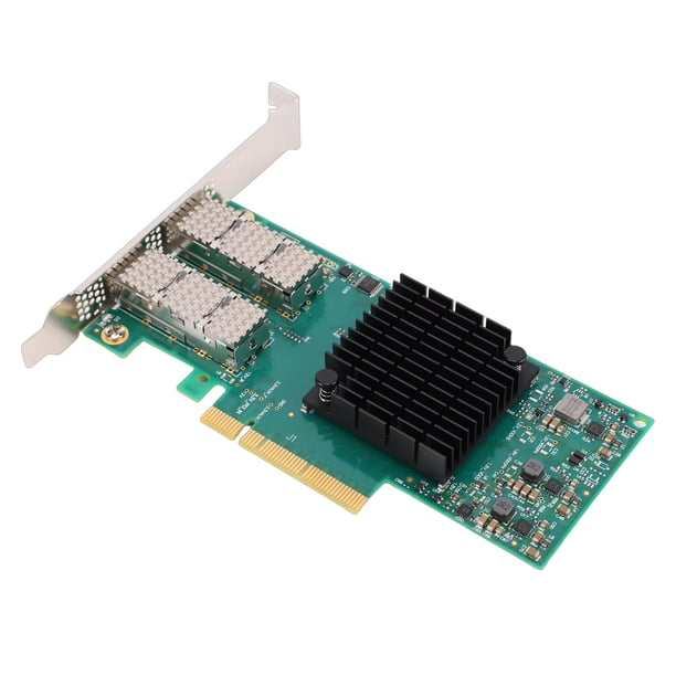 Red Tarjeta De Red 10G 25G Compatible Con Mellanox ConnectX 4 Puerto Dual PCIe X8 Tarjeta Adaptadora De Red Ethernet Compatible Con 8,1 10