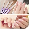 thumbnail image 5 of 4 Pcs Glass Nail Files For Natural Nails And Acrylic Nail Filer, Nail Care Tools Of Crystal Files, Double Sided Fingernail File For Manicure, 5 of 5