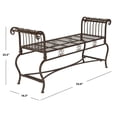 thumbnail image 5 of Safavieh Brielle Indoor/Outdoor Traditional Garden Bench, 5 of 5