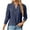 Navy, variant on HAiming Women's Textured Long Sleeve T-Shirt Trendy V-Neck Button Tops Summer Casual Solid Color Loose Blouse