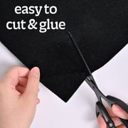 Hello Hobby Black Felt Sheet for Craft Bases, 9 x 12