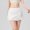 White, variant on Dpytoraw Women's Tennis Skirt With Pockets Fitness Pleated Pants Skirt Women's Sports Fitness High Waist Short Skirt Jogging Culottes Women’s Button Down Denim Skirt Black