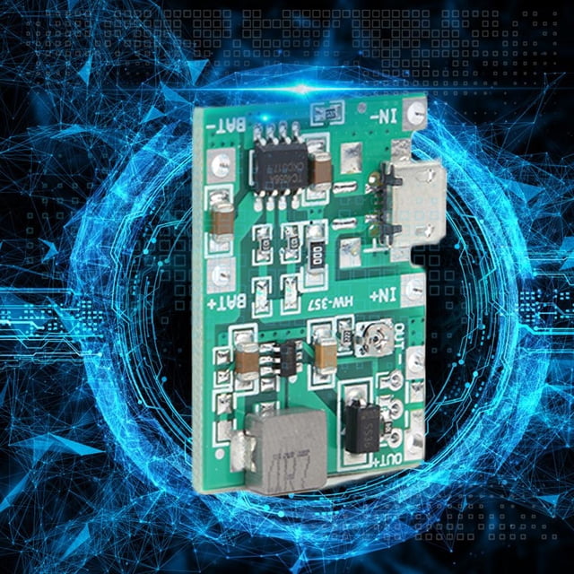 Módulo de descarga de carga de batería de iones de litio 18650 de aumento ajustable de 3.7V 9V 5V Likrtyny Componentes de la computadora