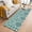 Green, variant on Navy Blue Geometric 2'x3' Washable Rug, Vintage Abstract Art Non-Slip Soft Doormat Area Rugs for Entrance Bathroom Bedsides, StainResistant Carpet for Kitchen Bedroom, Entryway Floor Mat