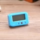 thumbnail image 2 of Reloj despertador digital con pantalla LCD portátil, función de repetición con retroiluminación, mesa, escritorio, decoración del coche (azul), 2 of 3