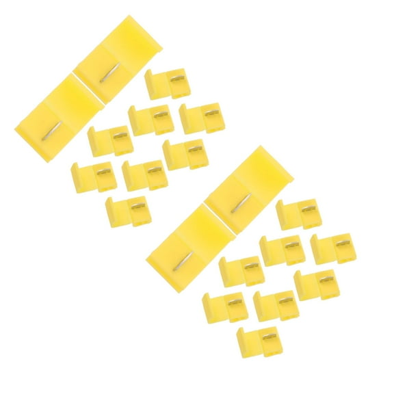 Worgeous 20 pcs Splice Wire Connectors For Car Speaker And Electric Cable Solderless And Waterproof, High Voltage Compatible, Quick Installation For Auto And Network Wiring