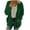 Green womens coat, variant on Usmixi Womens Plush Coat Fluffy Sherpa Coats for Women Button Down Open Fuzzy Fleece Sweatshirt Jacket Long Sleeve Casual Solid Outerwear with Pocket Winter Plush Coat