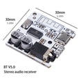 thumbnail image 4 of Receiver Module Car Wireless Audio Receiver Module Bluetooth-compatible USB 3.5mm Interface DIY Circuit Board  White, 4 of 8