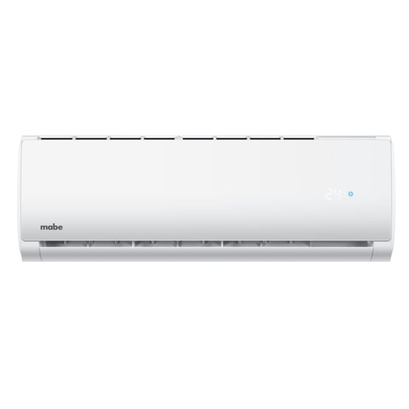 Aire Acondicionado Mini Split Tradicional Frío-Calor 115 V 1 Tonelada (12,000 BTU) Blanco Mabe - MMT12HABWCAM2