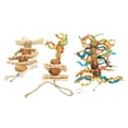 thumbnail image 1 of Juguetes para masticar pájaros, nueces, cuerda de cáñamo, cáscara de maíz, colorido, resistente a mordeduras, juguetes para morder colgantes, 3 uds., 1 of 12