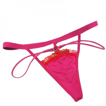

Lady Bandage G String Thongs Panties Intimates Breathable Women Lingerie Underwear Thongs Underpants Rose Red