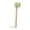 Green, variant on Body Brush Double Sided Long Handled Back Scrubber Lotion Body Shower Bath .5cmx7.1cm