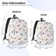 thumbnail image 2 of Easygdp Dachshund Dog Puppy Mochila de Lona Resistente para Laptop, Compatible con Laptops de 15 a 17 pulgadas, Ideal para Escuela, Trabajo y Viajes-Small, 2 of 5