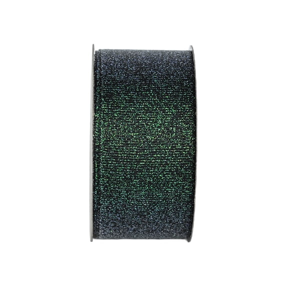 Gwen Studios 1.5" Sparkle Black Grosgrain Ribbon, 7 Yards