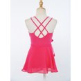 thumbnail image 3 of ranrann Girls Kids Sleeveless Ballet Dance Dress Gymnastic Leotard with Wrap Skirt Dancewear Outfit Rose& 3-4, 3 of 6