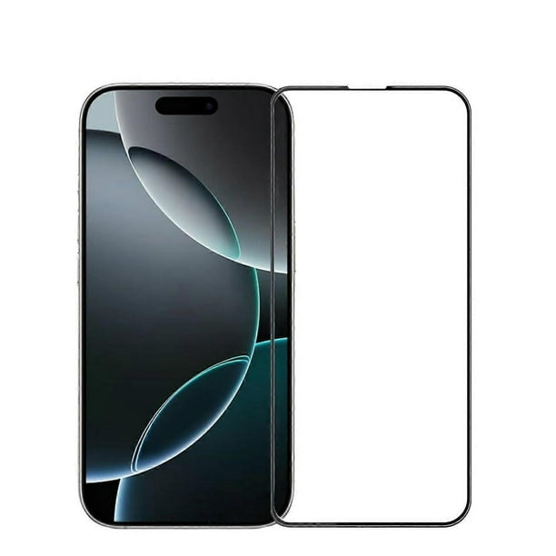 For iPhone 17 Pro Screen Protector MOFI 9H 3D Curved Tempered Glass Film - Black