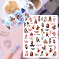 thumbnail image 5 of JYYYBF Christmas Nail Stickers, Self-adhesive Santa Claus Snowflake Elk Pattern Winter Nail Design for Christmas Nail Decoration, 5 of 8