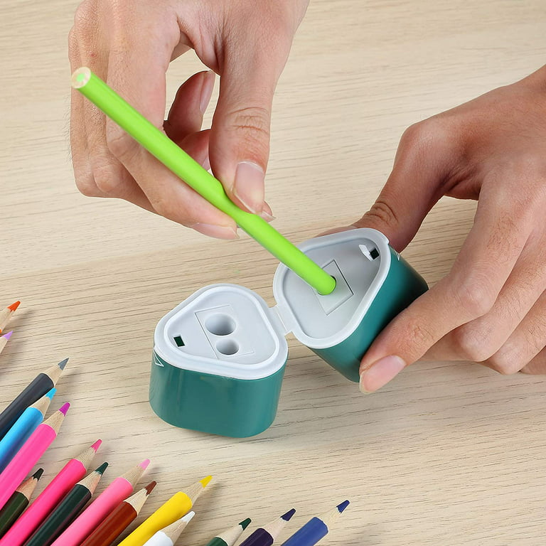 Mr. Pen- Pencil Sharpener for Colored Pencils, 3 Pack, 3 Hole