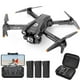 thumbnail image 1 of Dron D96 con cámara dual 4K HD para adultos y principiantes, plegable, modo "sígueme", 3 baterías, 36 minutos de vuelo, color negro, 1 of 8