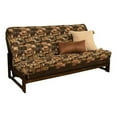 thumbnail image 6 of Full-size Futon Mattress in Brown Peter's Cabin Print-Frame Not Included, 6 of 7